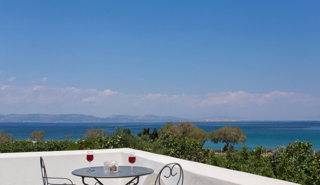 Seaside Luxury Villa with Terrace in Aegina Island | Aneli Villa Aegina in Aegina