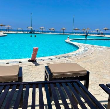 See view Chalet 3 bedrooms Doaa elsmaa north cost stand alone 1 Ac 2 fans for family only in Dawwār ‘Abd Allāh
