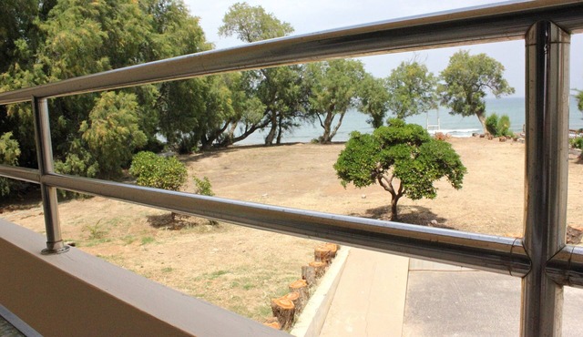 The "LifeGuard" Seafront Luxury Flat, 15meters from beach! in Stalos