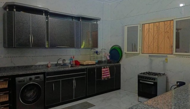 Tranquil 4-bedroom villa with WiFi and AC in Iking Maryut in Iking Maryut