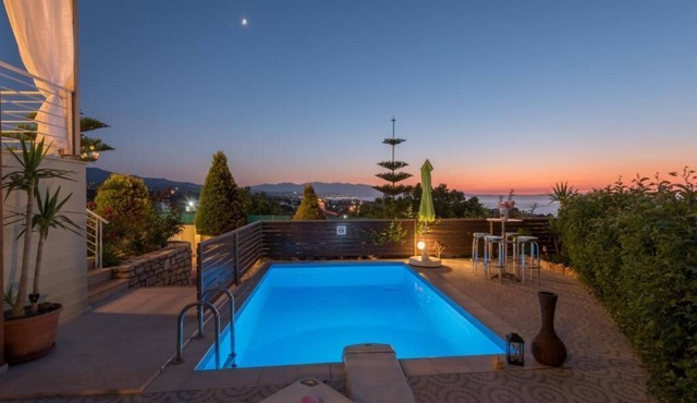 Tranquil Villa overlooking the Cretan sea in Arkadi