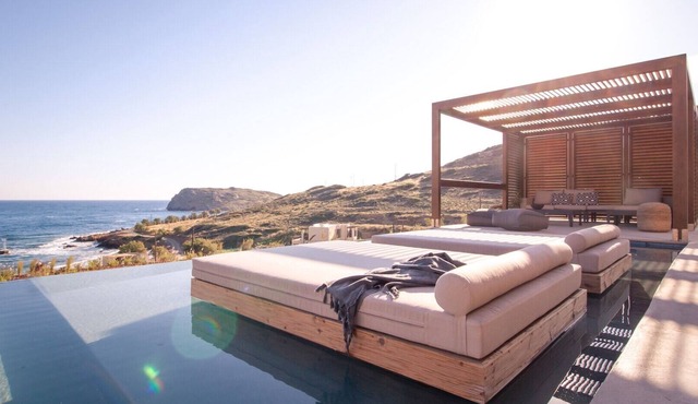 Two storey luxurious villa in Mochlos village in Sitia