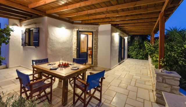 Vacation Home "Maria's Village Two Bedroom House 5" with Sea View, Terrace & Wi-Fi in Paros