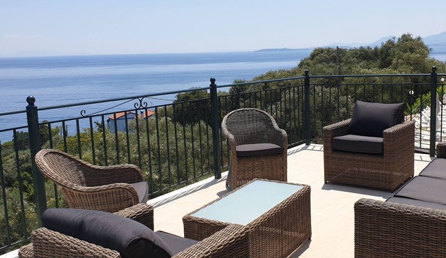 Villa Andonis Nissaki is a large villa with large pool and walk to the beach in Corfu Island
