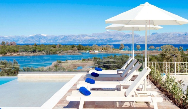 Villa Corfu Panorama - Holiday Villa with private swimming pool on Corfu Island, Greece in Peritheia