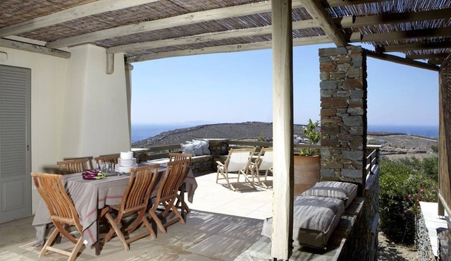 Villa Mirethiax, Divine Sea Views, Furnished Terrace, Tinos in Tinos
