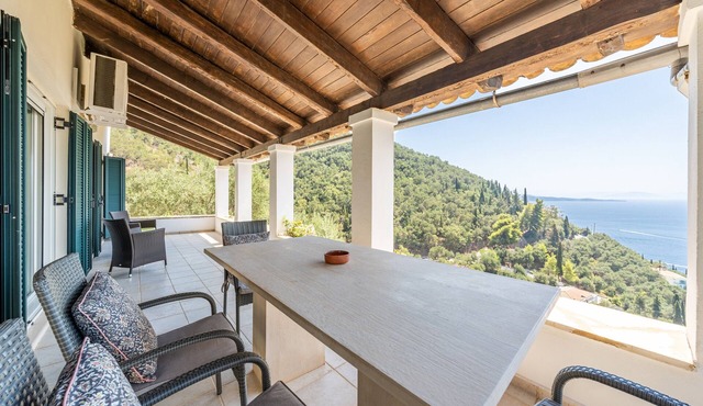 Villa 'Salvia' with Sea View, Wi-Fi and Air Conditioning in Corfu