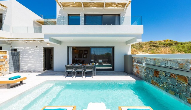 Villa Smili- Naiades Plakias/3 bedrooms,luxury,beachfront in Rethymno