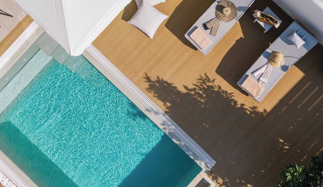 Villa White in Blue with private swimming pool in Matala