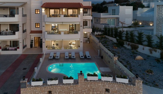 Zen chic apartment,pool,Near beach & amenities in Nea Magnisia