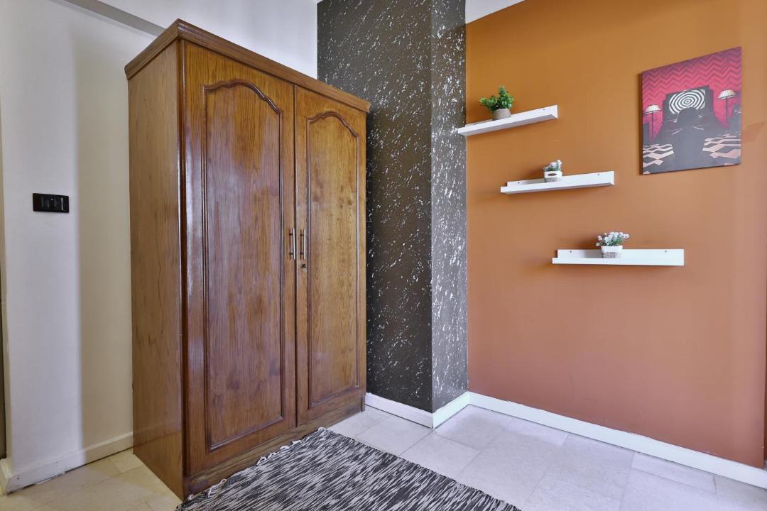 Zamalek Apartment | Pop-art studio in Zamalek, city view