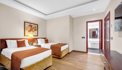 Suite, 2 Twin Beds, Pool View (Royal Savoy Junior Twin Bed Suite wit)