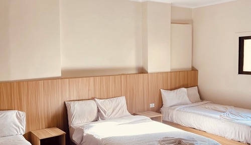 Deluxe Quadruple Room, Multiple Beds, Non Smoking, Garden View