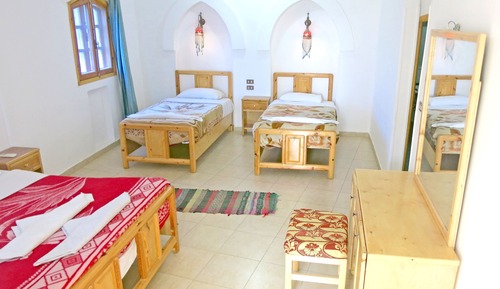 Standard Quadruple Room, Balcony, Garden View