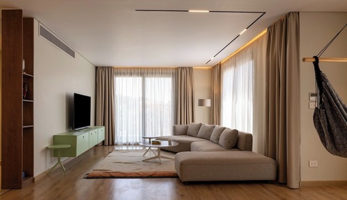 Apartment, Balcony, City View