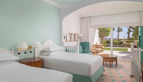 Room, 2 Twin Beds, Terrace, Garden View
