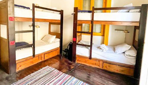 Bed in 6-Bed Female Dormitory Room (Sea-side view)