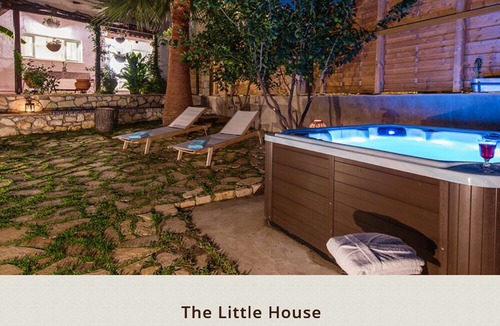 Xirokastello Villa | R 1193 Villa Musa -with Garden/Sea View, Outdoor jacuzzi & BBQ.