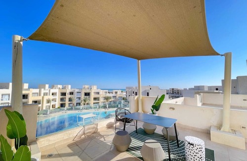 El Gouna Apartment | Xuru Stays I Modish & Magnific 2bdr @ Mangroovy Pool & Beach Access