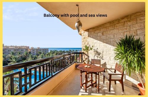 Al Ahyaa Apartment | Sea Breeze, Sea View, Large Balcony, Beach und Pool