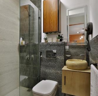 Zamalek Apartment | Pop-art studio in Zamalek, city view