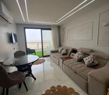 Al-Manasrah Ski Chalet | Two bedrooms and an upstairs living room