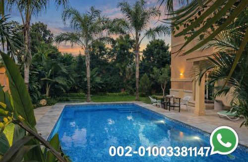 6th of October City Villa | Royal Mansion with private pool in sheikh zayed Compound families