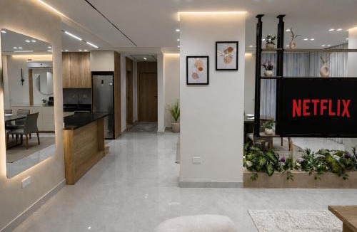 Zamalek Apartment | Zamalek 2BR Modern Stay - Partial Nile View