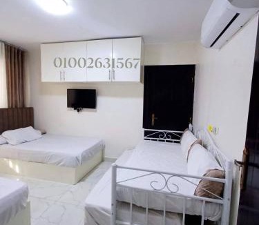 Al-Manasrah Apartment | Port Said بورتوسعيد غرفتين ارضي للعائلات فقط