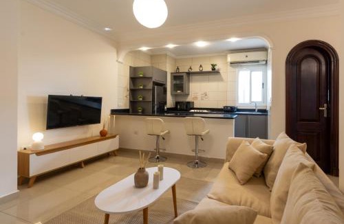 Gezira Apartment | Central Japandi Style One-Bedroom Apartment in Zamalek