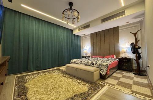New Cairo House | 7 BR Smart House with Heated Pool, Waterfall, Garden
