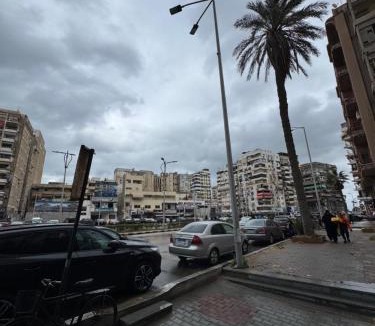 Port Said Apartment | شقة 2 غرفة كبيرة ترى البحر مباشر مكيفة وسط المدينة بورسعيد