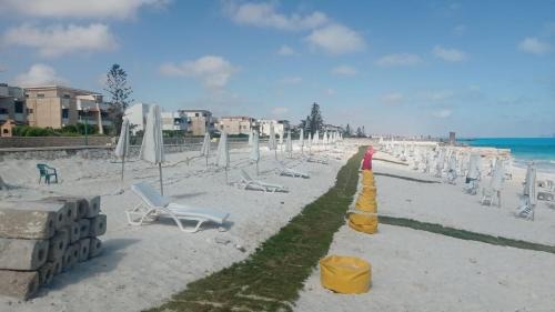 Marina El Alamein Apartment | 1CH1 studio 2beds ground floor sea view 114 green beach