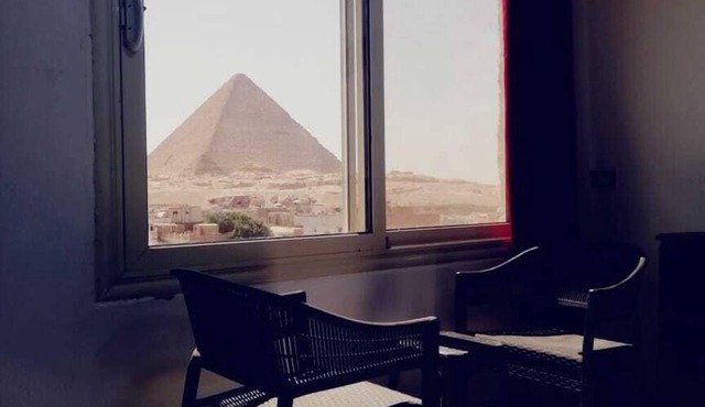 Middle East Pyramids View in Giza