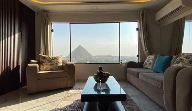 Khufu's Heaven Pyramids View in Giza Governorate