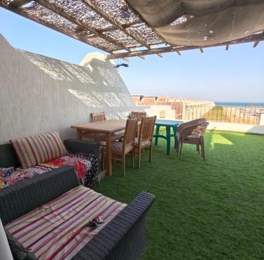 Leserina palm Khorshed stadio sea view panorama for families only Al Ain Al Sokhna in Ras Sedr