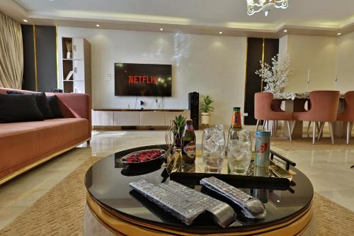 apartment near city center airport and nasr city 2bedroom 2 bathroom 2balcony 1 dressing Room 2 lift and security services 24 in Cairo