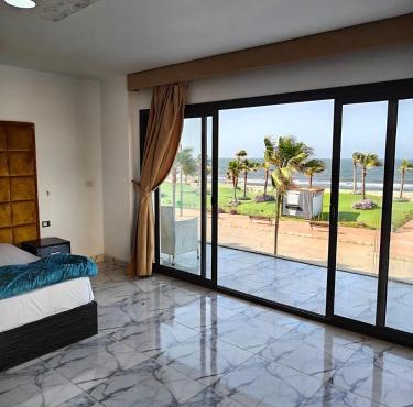شاليه بانوراما صف اول بحر شاليه السفينه in `Ezbet Shalabi el-Rûdi