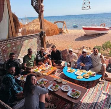 Salah boutique camp in Nuweiba